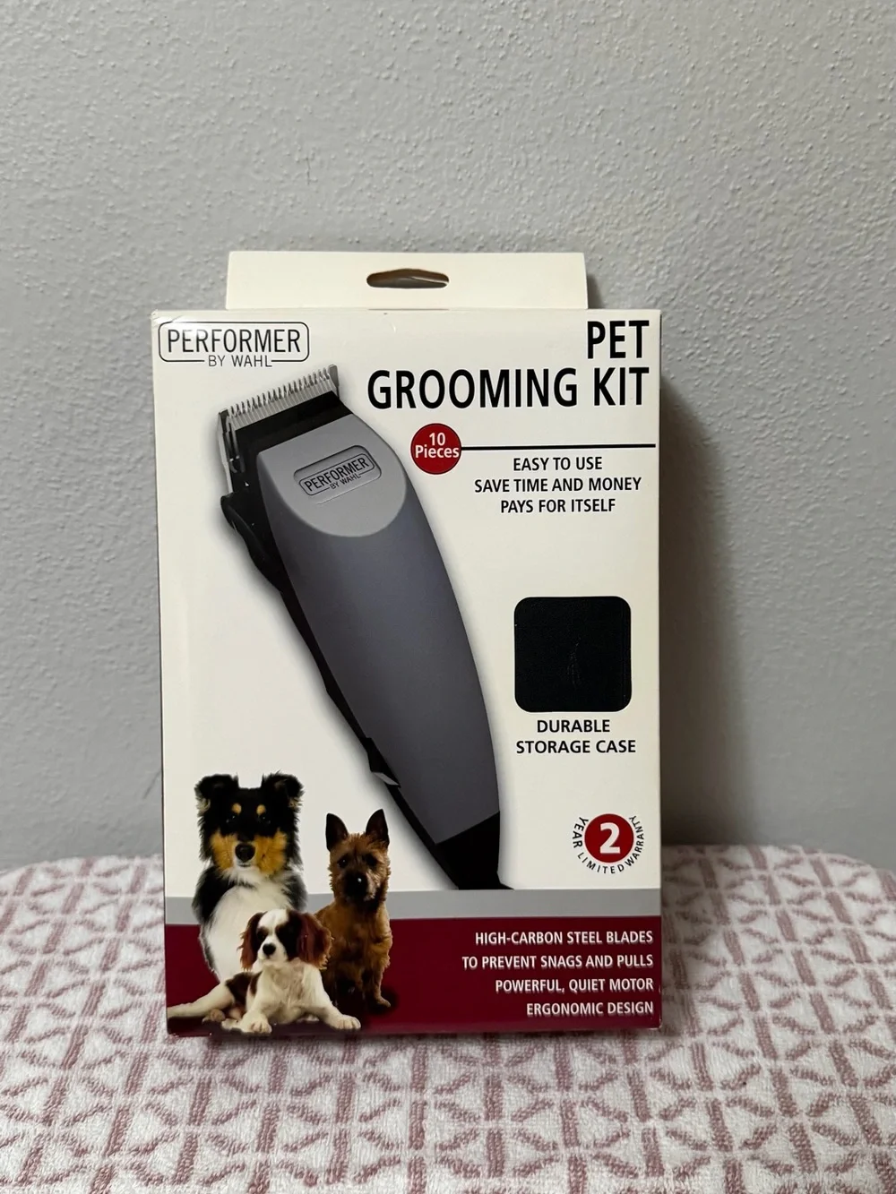 Wahl Performer Pet Grooming Kit - Gray and Black